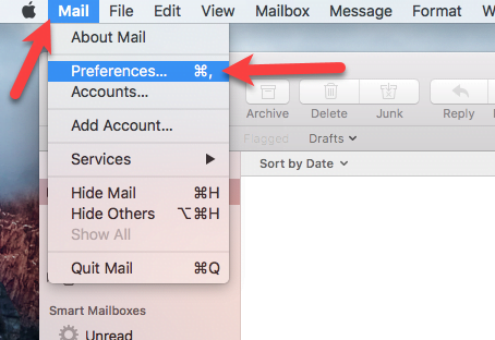 outlook for mac show mail boxes and folders