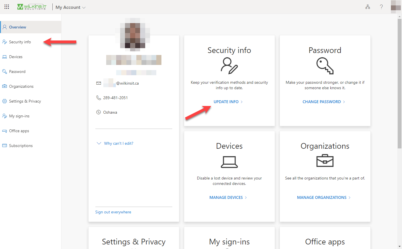 Resetting Multi-factor Authentication in Office 365 - Wilkins IT Solutions  Inc
